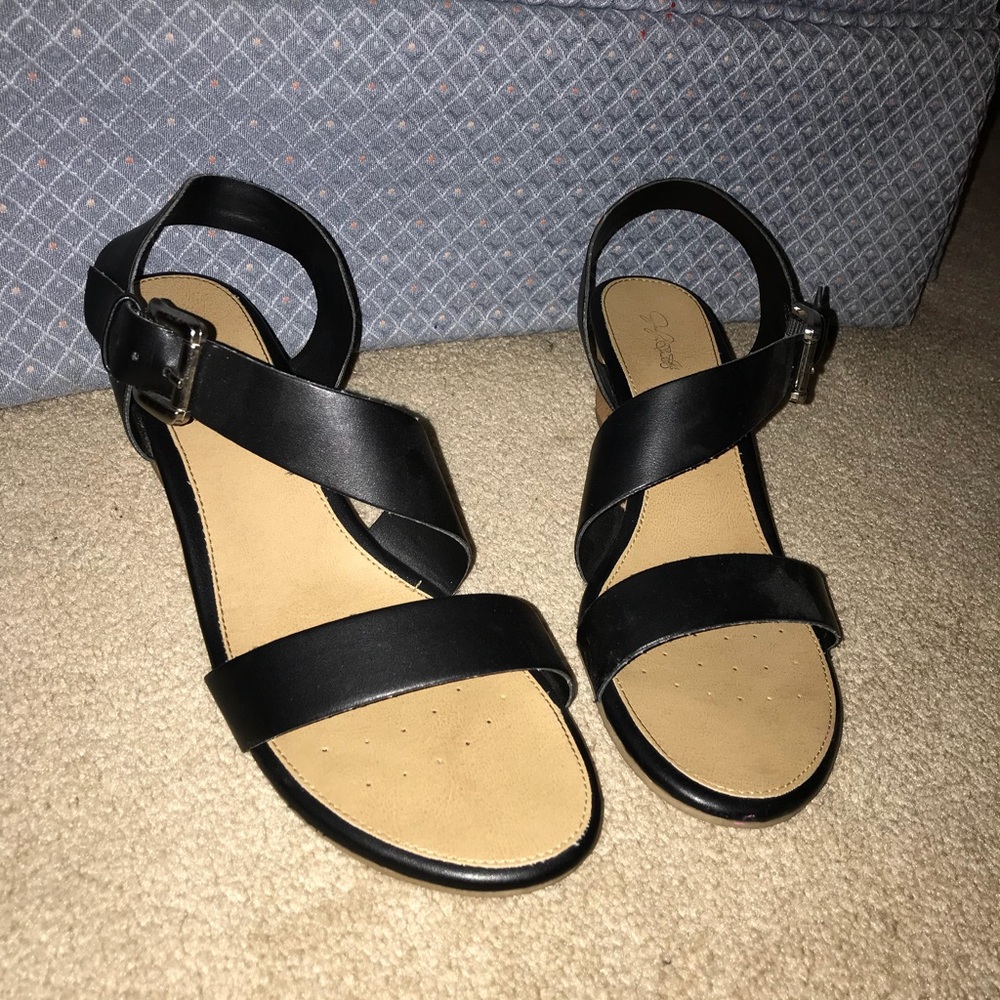 Black sandals